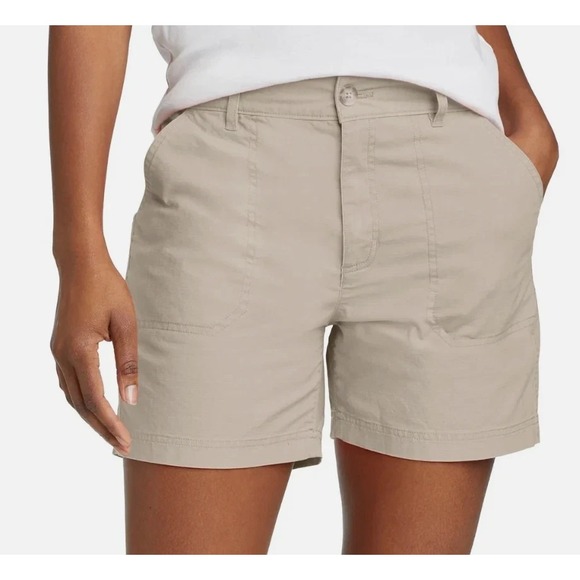 Eddie Bauer Pants - Eddie Bauer Women's Ripstop Shorts, Tan, Size: 10, New